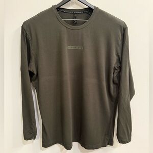 Alphalete - Long Sleeve Shirt - Olive Green - XL